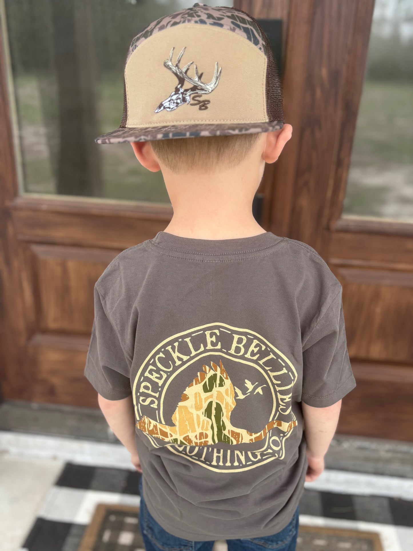 Speckle Bellies Youth Backwoods Duck Tee