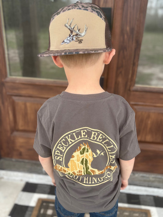Speckle Bellies Youth Backwoods Duck Tee