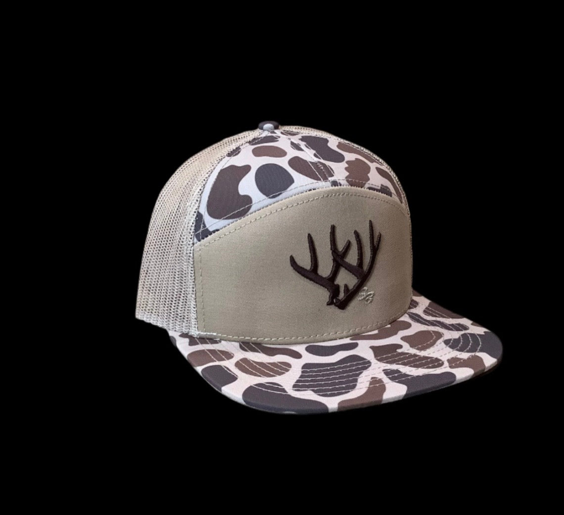Speckle Bellies Camo Antler Hat
