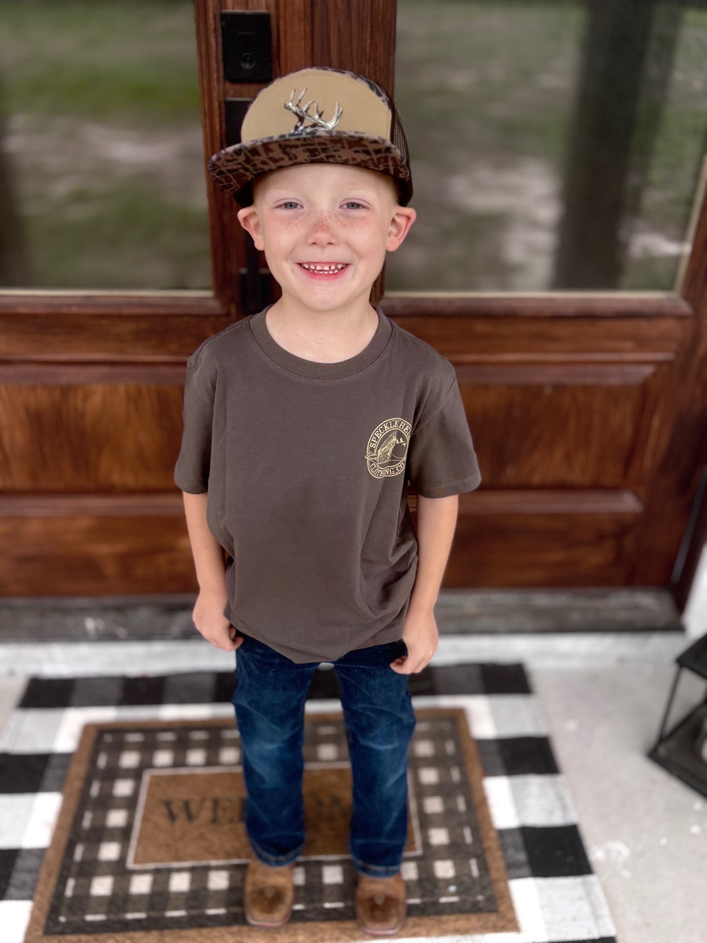 Speckle Bellies Youth Backwoods Duck Tee