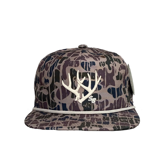Speckle Bellies Antler Camo Rope Hat